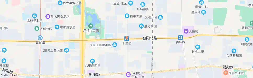 北京二十里堡_公交站地图_北京公交_妙搜公交查询2025