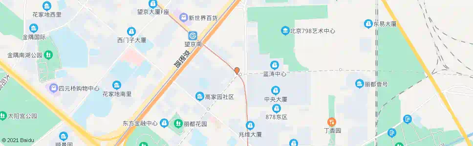 北京高家园_公交站地图_北京公交_妙搜公交查询2025