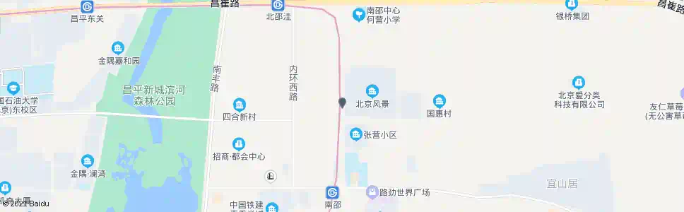 北京昌平内环东路_公交站地图_北京公交_妙搜公交查询2025