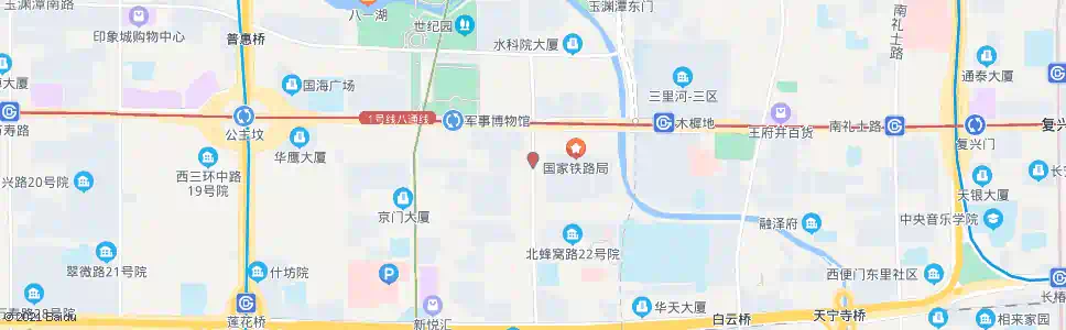 北京会城门_公交站地图_北京公交_妙搜公交查询2025