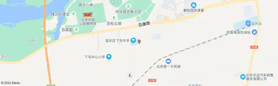 北京下屯中学_公交站地图_北京公交_妙搜公交查询2025