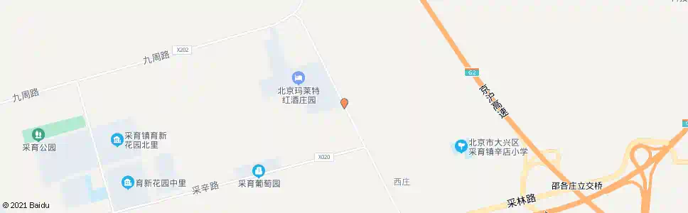 北京北辛店_公交站地图_北京公交_妙搜公交查询2025
