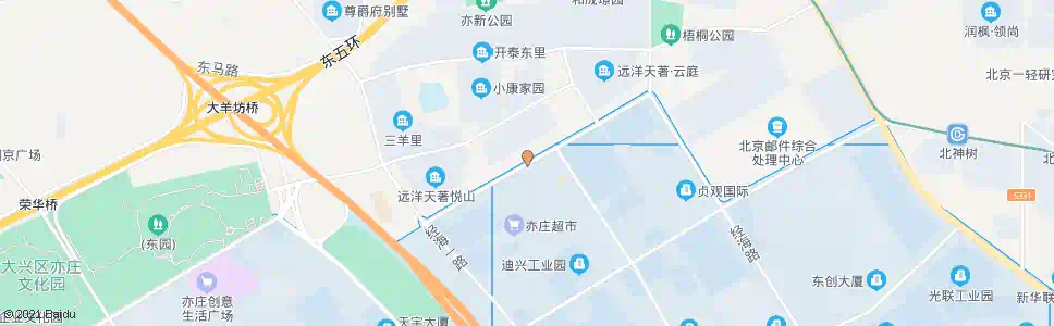 北京科创一街北口_公交站地图_北京公交_妙搜公交查询2025
