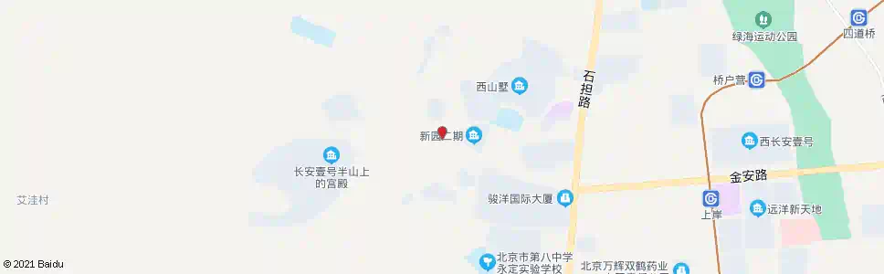 北京冯西园东_公交站地图_北京公交_妙搜公交查询2025