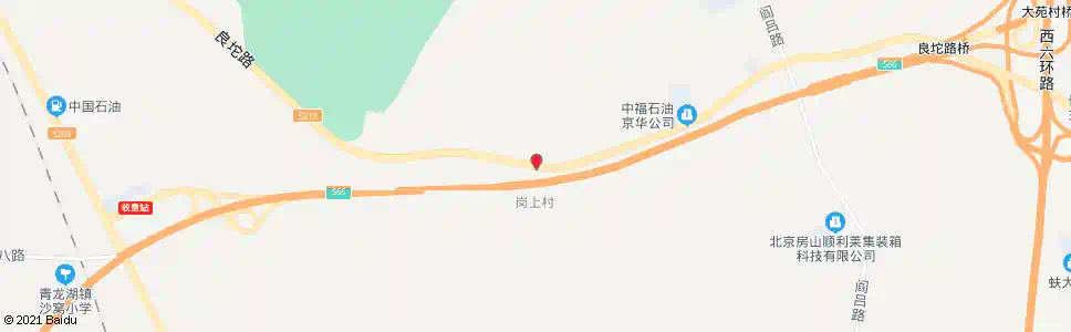 北京岗上村_公交站地图_北京公交_妙搜公交查询2025