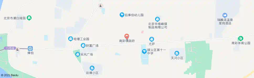 北京顺义南彩_公交站地图_北京公交_妙搜公交查询2025