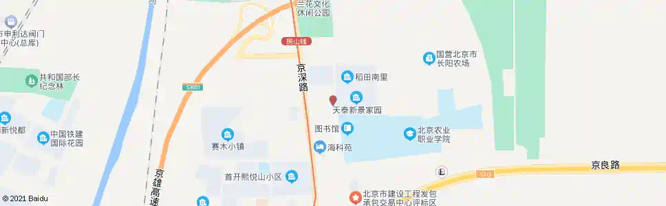 北京稻田村南口_公交站地图_北京公交_妙搜公交查询2025