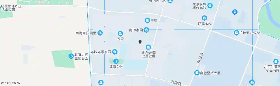 北京南海家园六里_公交站地图_北京公交_妙搜公交查询2025