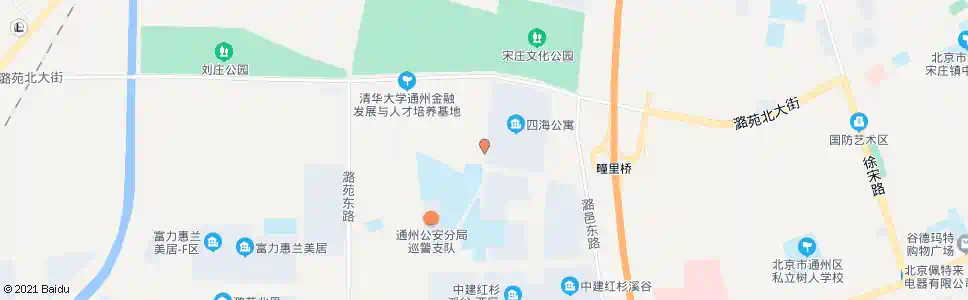 北京疃里一区_公交站地图_北京公交_妙搜公交查询2025
