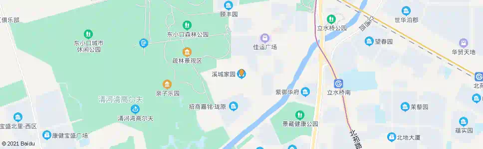 北京溪城家园_公交站地图_北京公交_妙搜公交查询2025
