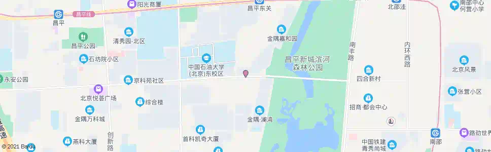 北京温榆河西路南站_公交站地图_北京公交_妙搜公交查询2025