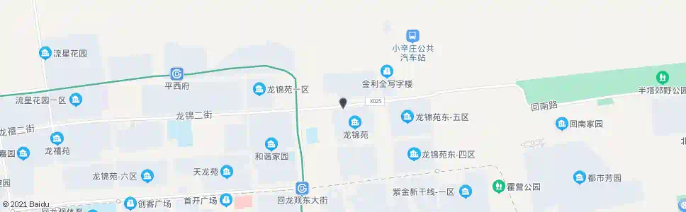 北京龙锦苑东二区北门_公交站地图_北京公交_妙搜公交查询2025