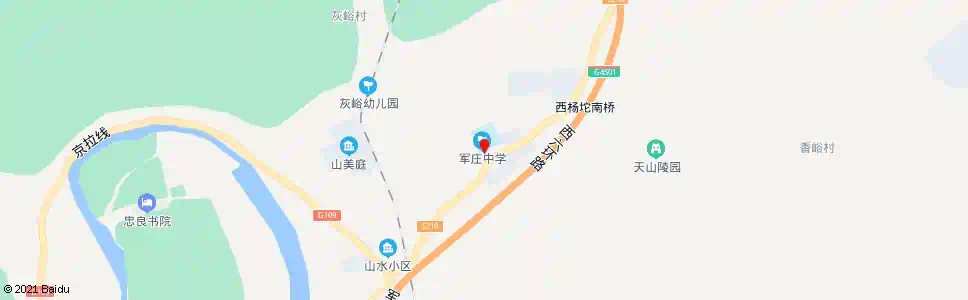 北京统军庄小学_公交站地图_北京公交_妙搜公交查询2025
