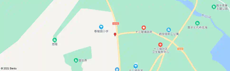 北京泰陵园_公交站地图_北京公交_妙搜公交查询2025