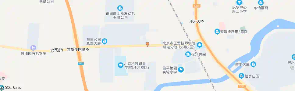 北京沙河西站_公交站地图_北京公交_妙搜公交查询2025