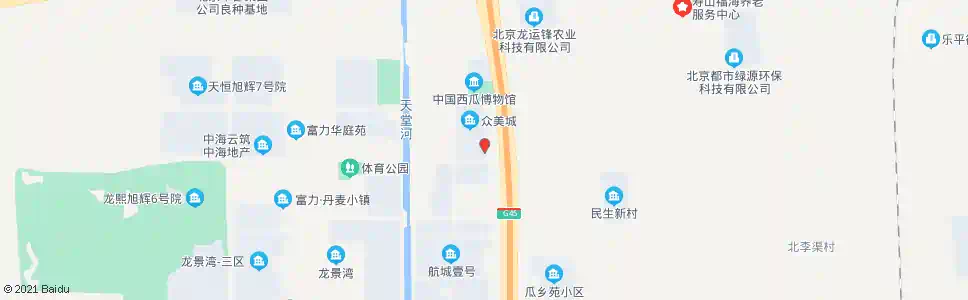 北京庞各庄农行_公交站地图_北京公交_妙搜公交查询2025