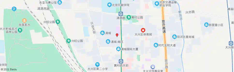 北京清城行政中心_公交站地图_北京公交_妙搜公交查询2025