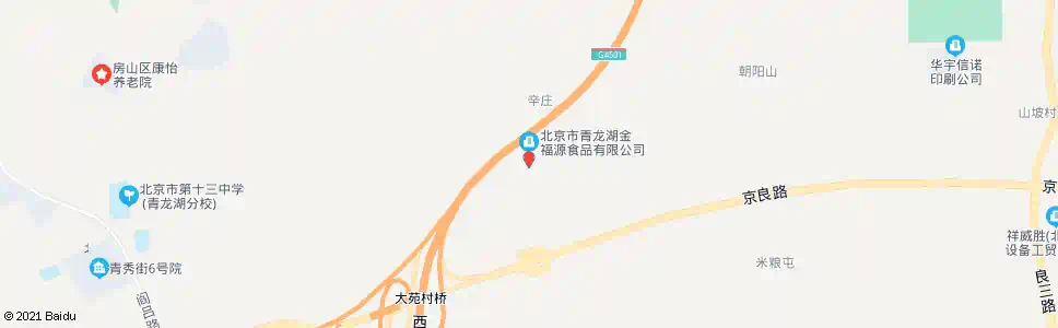 北京芦上坟北_公交站地图_北京公交_妙搜公交查询2025