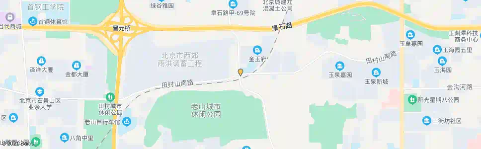 北京田村山南路_公交站地图_北京公交_妙搜公交查询2025