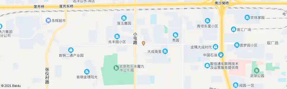 北京大成路西口_公交站地图_北京公交_妙搜公交查询2025