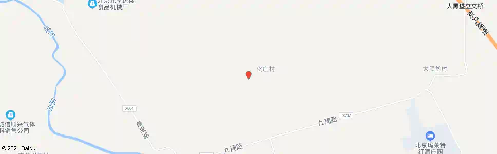 北京佟庄村南_公交站地图_北京公交_妙搜公交查询2025