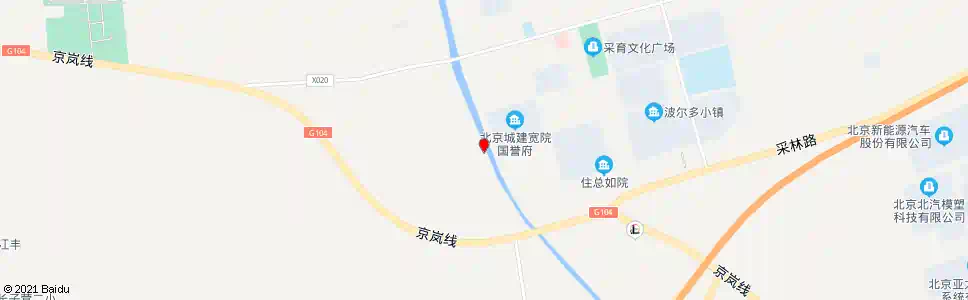 北京下黎城村_公交站地图_北京公交_妙搜公交查询2025
