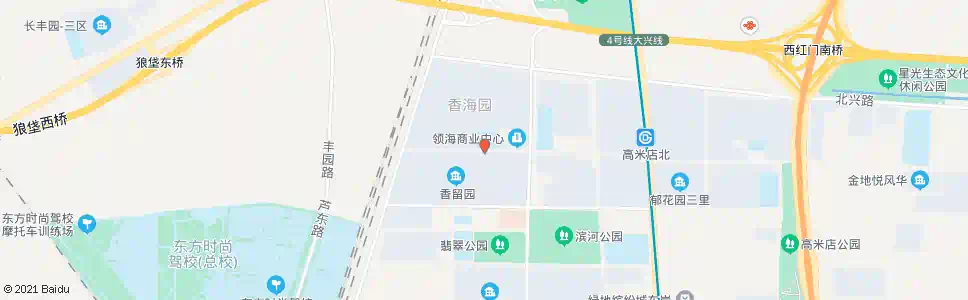 北京香留园小区北_公交站地图_北京公交_妙搜公交查询2025