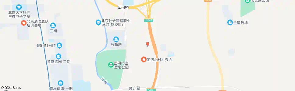 北京团河北村_公交站地图_北京公交_妙搜公交查询2025