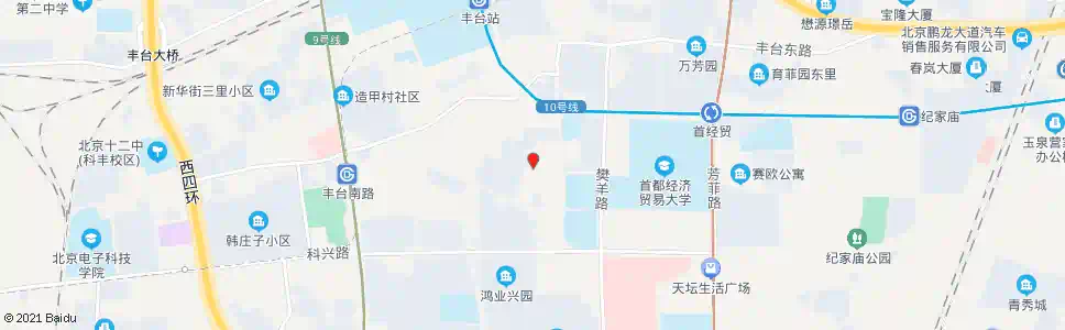 北京丰台桥梁厂(密三路)_公交站地图_北京公交_妙搜公交查询2025