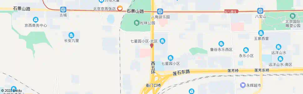 北京衙门口西_公交站地图_北京公交_妙搜公交查询2025