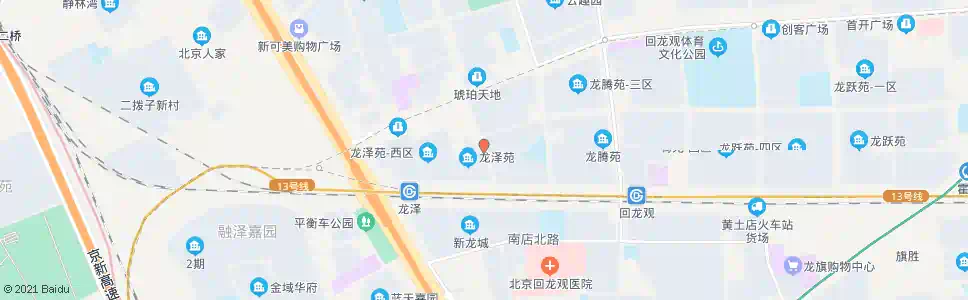 北京龙华园南区_公交站地图_北京公交_妙搜公交查询2025