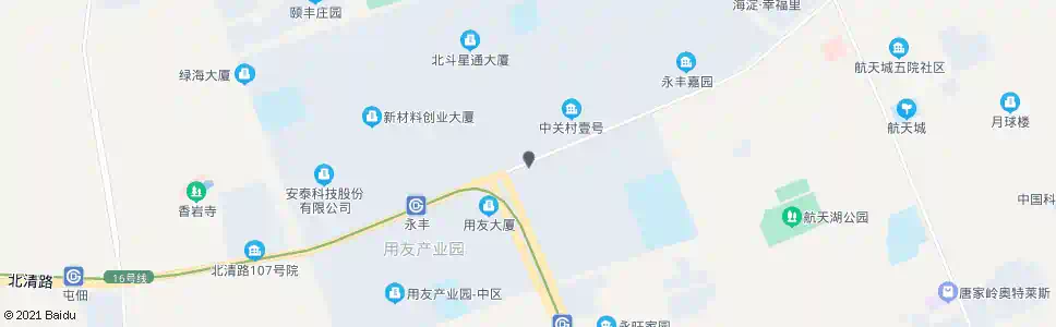 北京永丰路口东_公交站地图_北京公交_妙搜公交查询2025