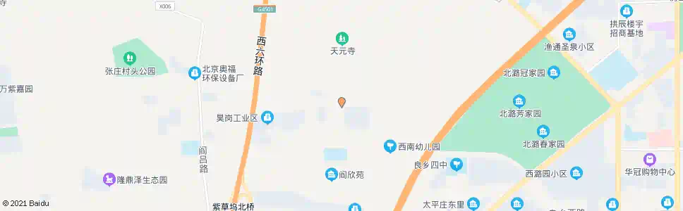 北京南上岗村口_公交站地图_北京公交_妙搜公交查询2025