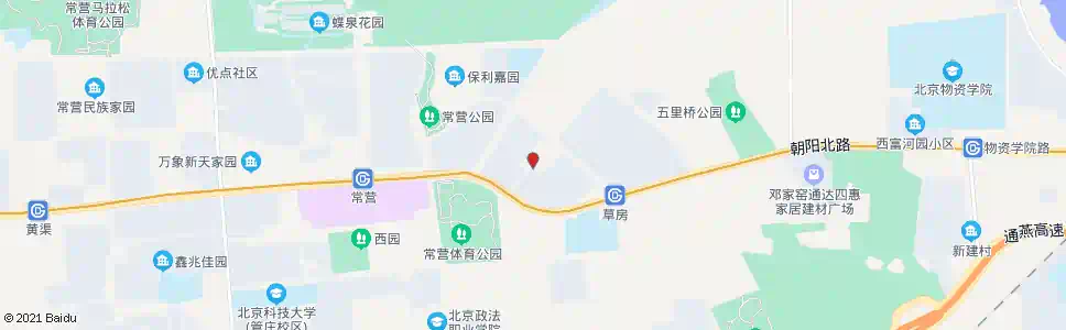 北京五里桥一街_公交站地图_北京公交_妙搜公交查询2025