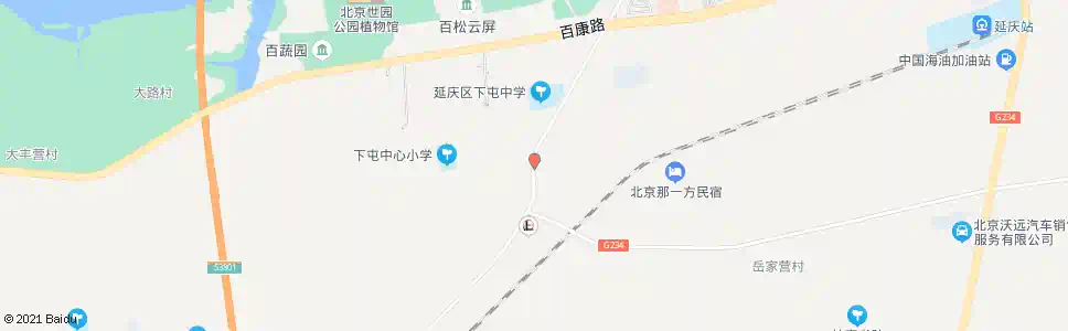 北京下屯_公交站地图_北京公交_妙搜公交查询2025