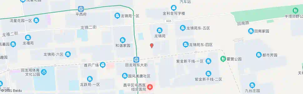 北京上坡佳园西门_公交站地图_北京公交_妙搜公交查询2025