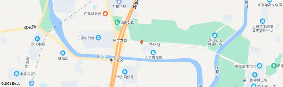 北京庙城检测场_公交站地图_北京公交_妙搜公交查询2025