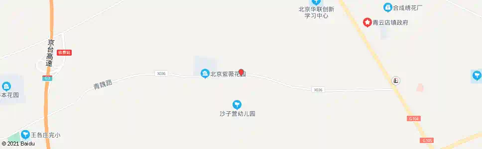 北京大兴沙子营_公交站地图_北京公交_妙搜公交查询2025