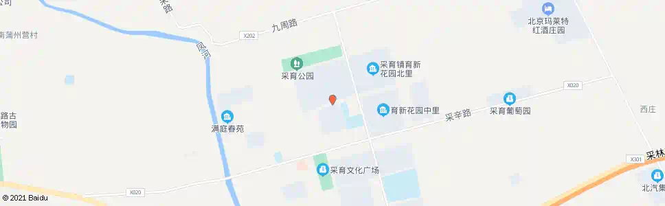 北京育新花园西里_公交站地图_北京公交_妙搜公交查询2025