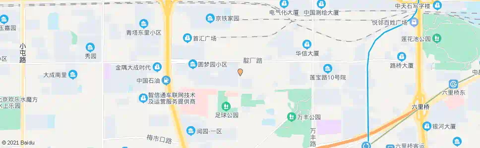 北京岳各庄东路_公交站地图_北京公交_妙搜公交查询2025