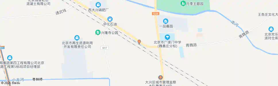 北京魏善庄东口_公交站地图_北京公交_妙搜公交查询2025