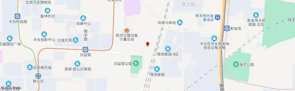北京白盆窑东_公交站地图_北京公交_妙搜公交查询2025