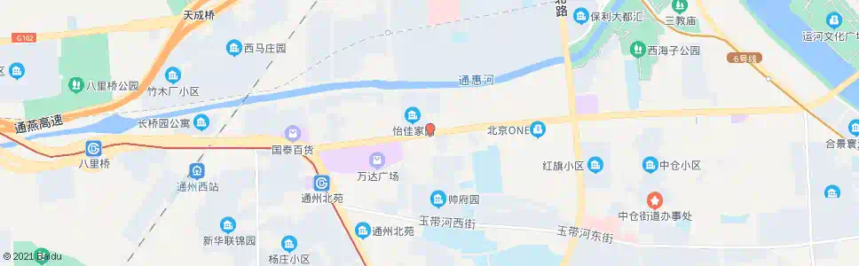 北京通州车站路口东_公交站地图_北京公交_妙搜公交查询2025