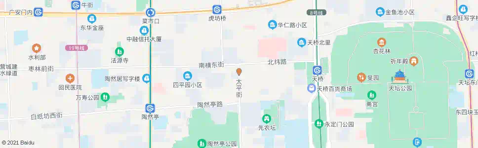 北京太平街北口_公交站地图_北京公交_妙搜公交查询2025