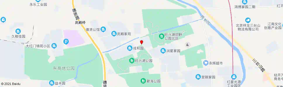 北京成和园小区_公交站地图_北京公交_妙搜公交查询2025