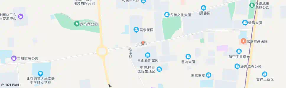 北京莫奈花园_公交站地图_北京公交_妙搜公交查询2025