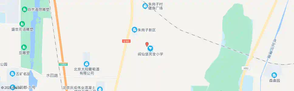 北京闫仙垡小学_公交站地图_北京公交_妙搜公交查询2025