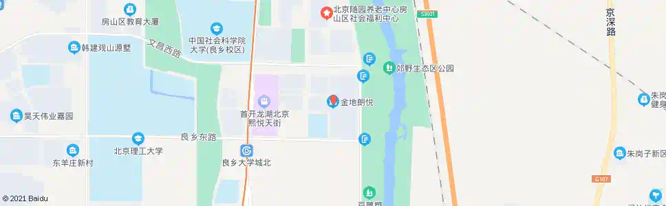 北京金地朗悦_公交站地图_北京公交_妙搜公交查询2025