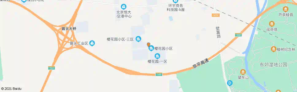 北京樱花园北区_公交站地图_北京公交_妙搜公交查询2025