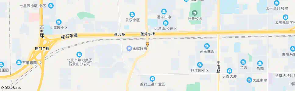 北京莲芳东桥南_公交站地图_北京公交_妙搜公交查询2025